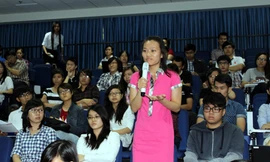  Sinh viên thẳng thắn chia sẻ về nạn quay cóp - Ảnh: Như Lịch (Thanh Niên)