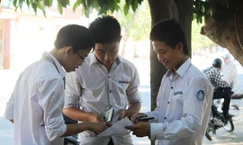 Quyết định giảm thời gian thi môn Toán và Văn từ 150 phút xuống 120 phút là phù hợp với kỳ thi tốt nghiệp THPT. Ảnh: Dân Trí 