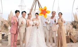 Bị tố "giả nai", là "người thứ ba" nên phải giấu mặt chú rể, Minh Hằng đáp trả mạnh mẽ