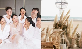 Lễ đường của Minh Hằng không xuất hiện bất kỳ bông hoa nào, chính chủ tiết lộ lý do