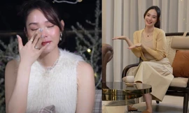 Minh Hằng từng bị dọa không giữ được em bé, cảm thấy may mắn khi ông xã luôn ở bên