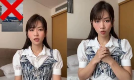 TikToker Lê Bống cúi đầu xin lỗi về clip "săn mây" trên máy bay, liệu có được tha thứ?