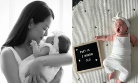 Phạm Quỳnh Anh lần đầu khoe ảnh cận mặt của "công chúa út", netizen phát hiện điều đặc biệt