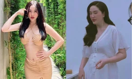 Mới gây sốt với vòng eo "con kiến", Bảo Thy lại bất ngờ vướng tin đồn đang mang thai lần 2