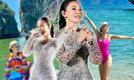 Vóc dáng bà mẹ một con Thu Minh ở tuổi U50: Săn chắc, quyến rũ và đầy sức sống!