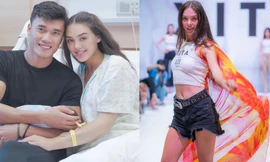 Vợ thủ môn Bùi Tiến Dũng tái xuất sau sinh: Vóc dáng chuẩn, vòng eo "con kiến" gây chú ý