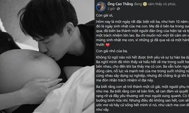 Xúc động với bức thư gửi con gái tương lai của Ông Cao Thắng nhân dịp sinh nhật Đông Nhi