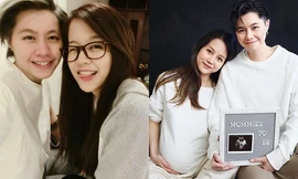 An Nguy công khai mang thai, chụp cùng người yêu đồng giới sau ồn ào với Kiều Minh Tuấn