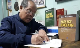 PGS.TS Bùi Hiền, cha đẻ của đề xuất cải tiến "tiếq Việt" vừa qua đời (Ảnh: Lệ Thu).