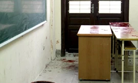 Hiện trường vụ thanh niên tự rạch bụng