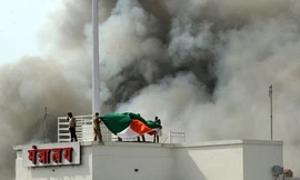 Cháy tòa nhà chính phủ ở Ấn Độ