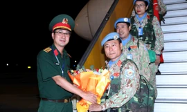 Đội Công binh số 1 trở về Tổ quốc: Xứng đáng với kỳ vọng 