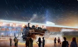 Phác thảo bên trong Bảo tàng ngành đường sắt của nhóm KTS Phạm Trung Hiếu