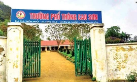 Một số hình ảnh thầy trò, Trường phổ thông Cao Sơn