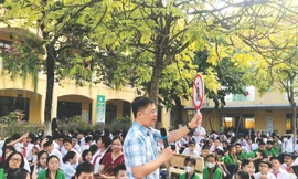 Đưa tình huống ứng xử giao thông vào trường học 