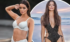 Sao truyền hình 9x Anh quốc nóng bỏng với áo tắm