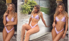 Đường cong 'bỏng rẫy' của mẫu nội y Cindy Prado