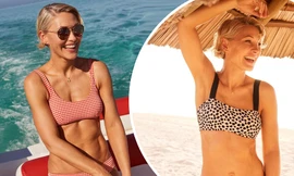 Nữ MC truyền hình Anh tự tin thả dáng tuyệt đẹp với bikini ở tuổi U50