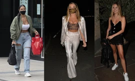 Loạt mỹ nhân mặc cúp ngực khoe vòng một nóng bỏng trên phố