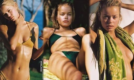 'Búp bê Na Uy' quá đỗi sexy với loạt ảnh áo tắm nhỏ xíu