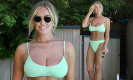 Sao truyền hình 9x nảy nở gợi cảm bên bể bơi