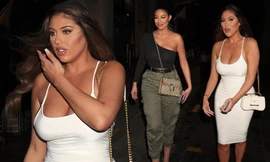 Sao truyền hình 9x quá quyến rũ với váy trắng ôm sát, ngực đầy không nội y