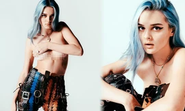 Hình ảnh này được chia sẻ trên Instagram của tạp chí V và tag nữ ca sĩ.