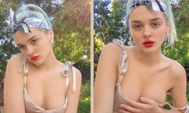 Mỹ nhân 2k chụp ảnh 'nóng' qua Facetime khi ở nhà tránh dịch