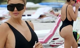 Larsa Pippen cực nóng bỏng với áo tắm ở tuổi 46 gây ngưỡng mộ