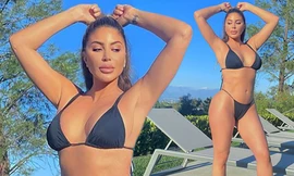 Sao truyền hình Larsa Pippen khoe body 'bốc lửa' với bikini bé xíu