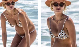 Siêu mẫu 9x có số đo 3 vòng 'vàng' mang bầu, mặc áo tắm vẫn đẹp mê mẩn