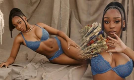 Vóc dáng tròn đầy nóng bỏng của Normani với nội y