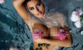 'Quả bom gợi cảm' Mỹ tung ảnh khoả thân dưới nước, nóng bỏng 'chết người'