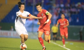 Tuấn Anh và đồng đội thua trận thứ sau liên tiếp ở V-League 2020. Ảnh: Lê Đình Công (Vnexpress)