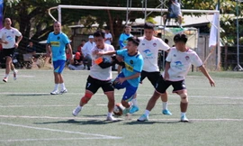 Gần 200 VĐV dự giải bóng đá thiện nguyện gây quỹ xây trường cho học sinh vùng cao