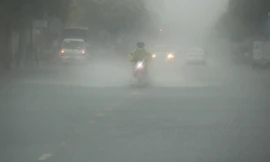 Mưa lớn diễn ra trên diện rộng. 