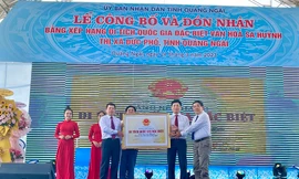 Văn hóa Sa Huỳnh đón nhận bằng xếp hạng Di tích quốc gia đặc biệt