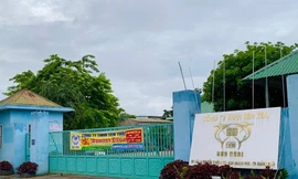 Công ty TNHH Ten Trai (KCN Quảng Phú, TP Quảng Ngãi) nơi vừa phát hiện 14 ca mắc COVID-19.