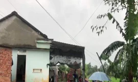 Căn nhà xảy ra sự việc. Ảnh: C.A