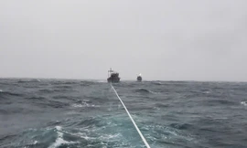 Quảng Ngãi tiếp nhận hai tàu cá, 6 ngư dân Quảng Nam gặp nạn trên biển