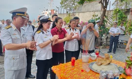 Tưởng niệm, tri ân 64 cán bộ chiến sĩ hy sinh ở đảo Gạc Ma 