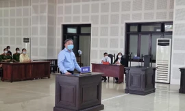 Bị cáo Phạm Thanh tại phiên toà. 