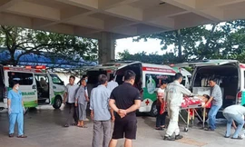 Nổ bình khí ga ở nhà máy đóng tàu Dung Quất, nhiều người bỏng nặng