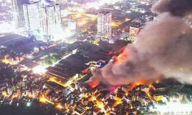 Nguy cơ nhiễm độc thủy ngân ở quanh nhà máy Rạng Đông sau vụ cháy lớn xảy ra chiều 28/8