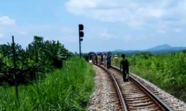 Khu vực nơi xảy ra sự việc.