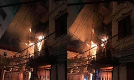 Hiện trường vụ cháy. Ảnh: OFFB