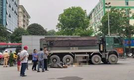 Hiện trường vụ tai nạn.