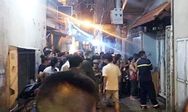 Khu vực nơi xảy ra sự việc.