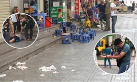 Hiện trường vụ nổ khiến nhiều người bị thương