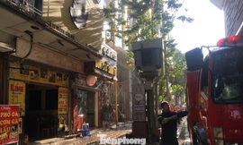 Hiện trường vụ cháy.